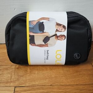 LOLË Lole Unisex Nylon Belt Bag, black, Belt Bag